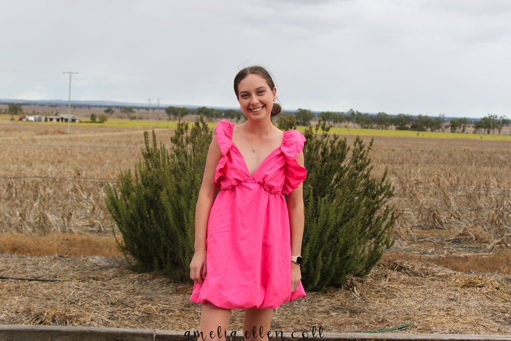 Hot Pink Mini Dress – Size 10 💖✨